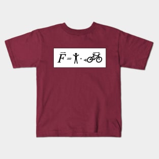 Formula for bicycle lovers Kids T-Shirt